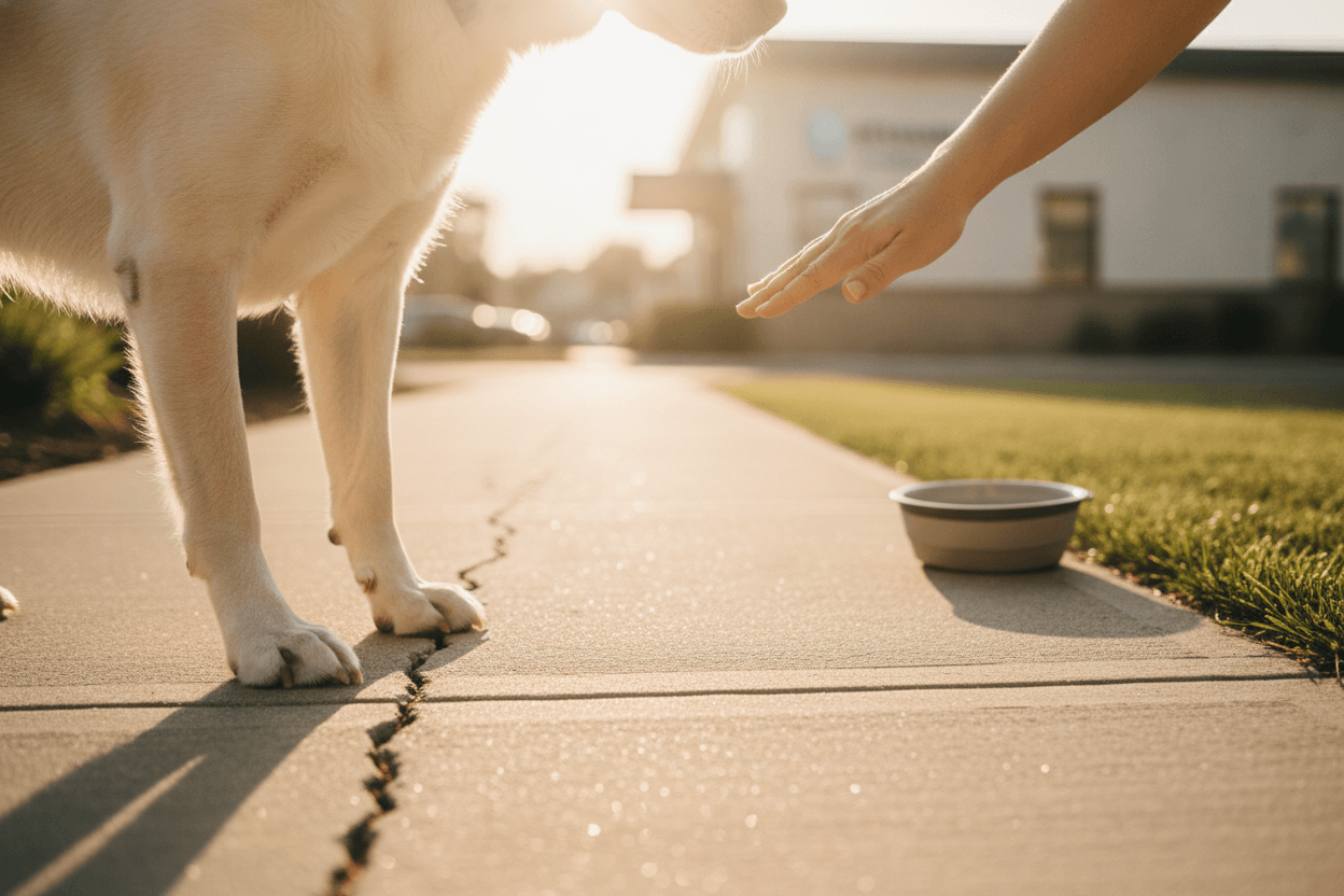 Cuidado de las patas de perros y gatos en verano: cómo evitar quemaduras y heridas