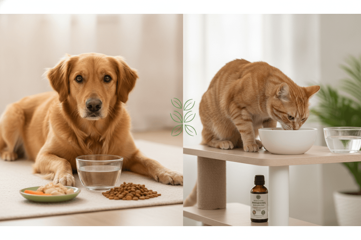 Cuidados digestivos en perros y gatos: qué tener en cuenta