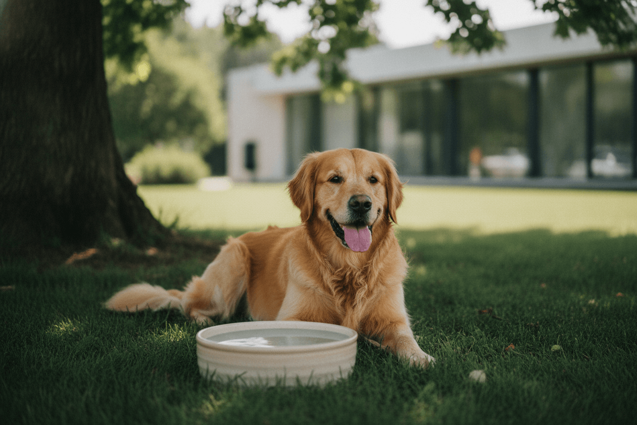 Mi perro jadea mucho en verano: cuándo es normal y cuándo llamar al veterinario en Illescas