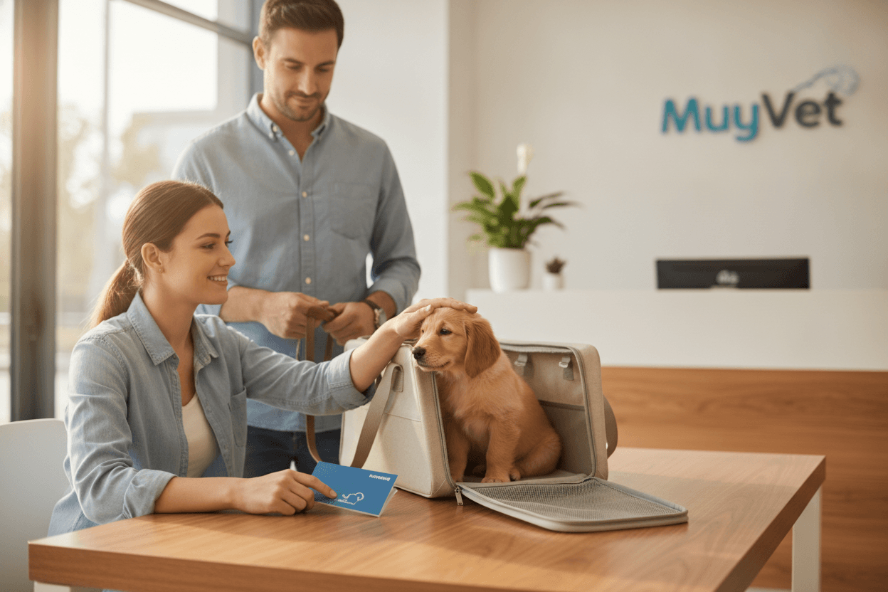 Cómo preparar a tu cachorro para su primera revisión veterinaria en Illescas