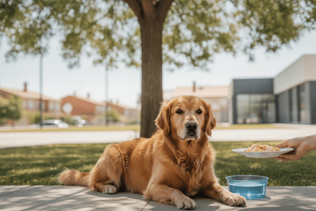 Cómo detectar problemas digestivos en perros durante el verano en Illescas