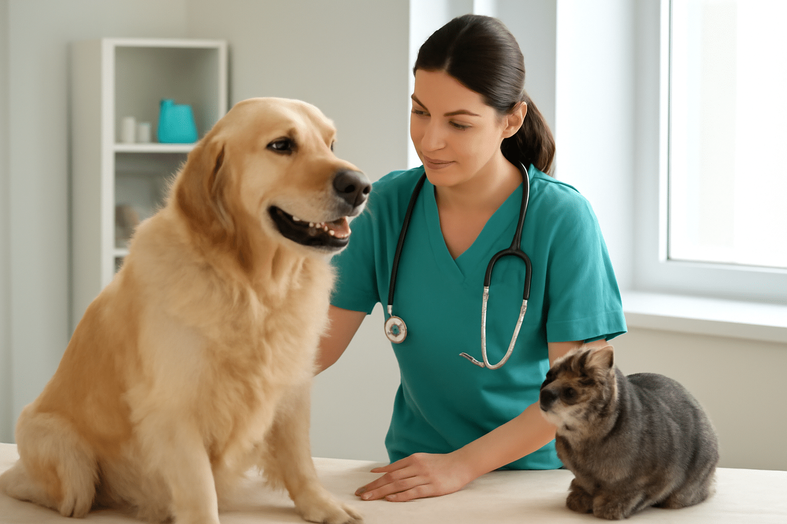 Vómitos y diarrea en perros y gatos: qué hacer antes de venir a la clínica